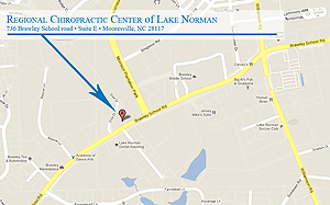 Regional Chiropractice Center Map